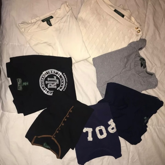 L-RL LAUREN ACTIVE Long Sleeve Logo Black M - Picture 5 of 5